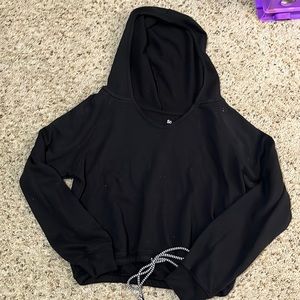 SO | Women’s S | Sweatshirt | Drawstring | Hooded | Black |